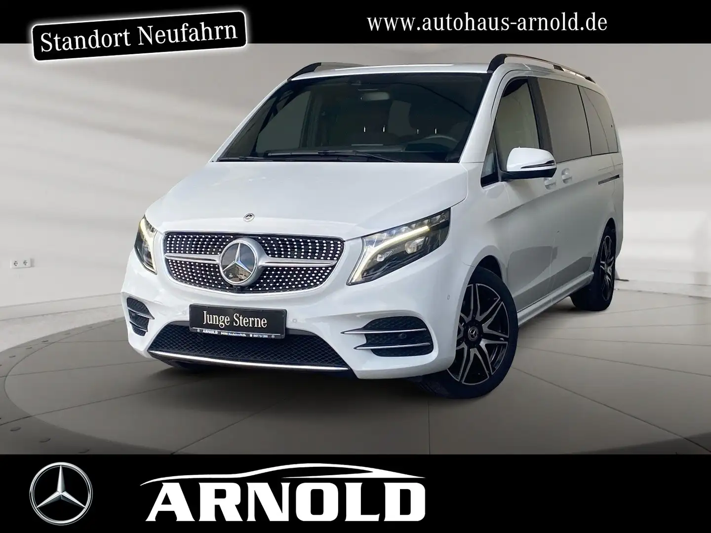 Mercedes-Benz V 220 V 220 d Lang EDITION AMG-Line 6-Sitze Navi LED ! Weiß - 1