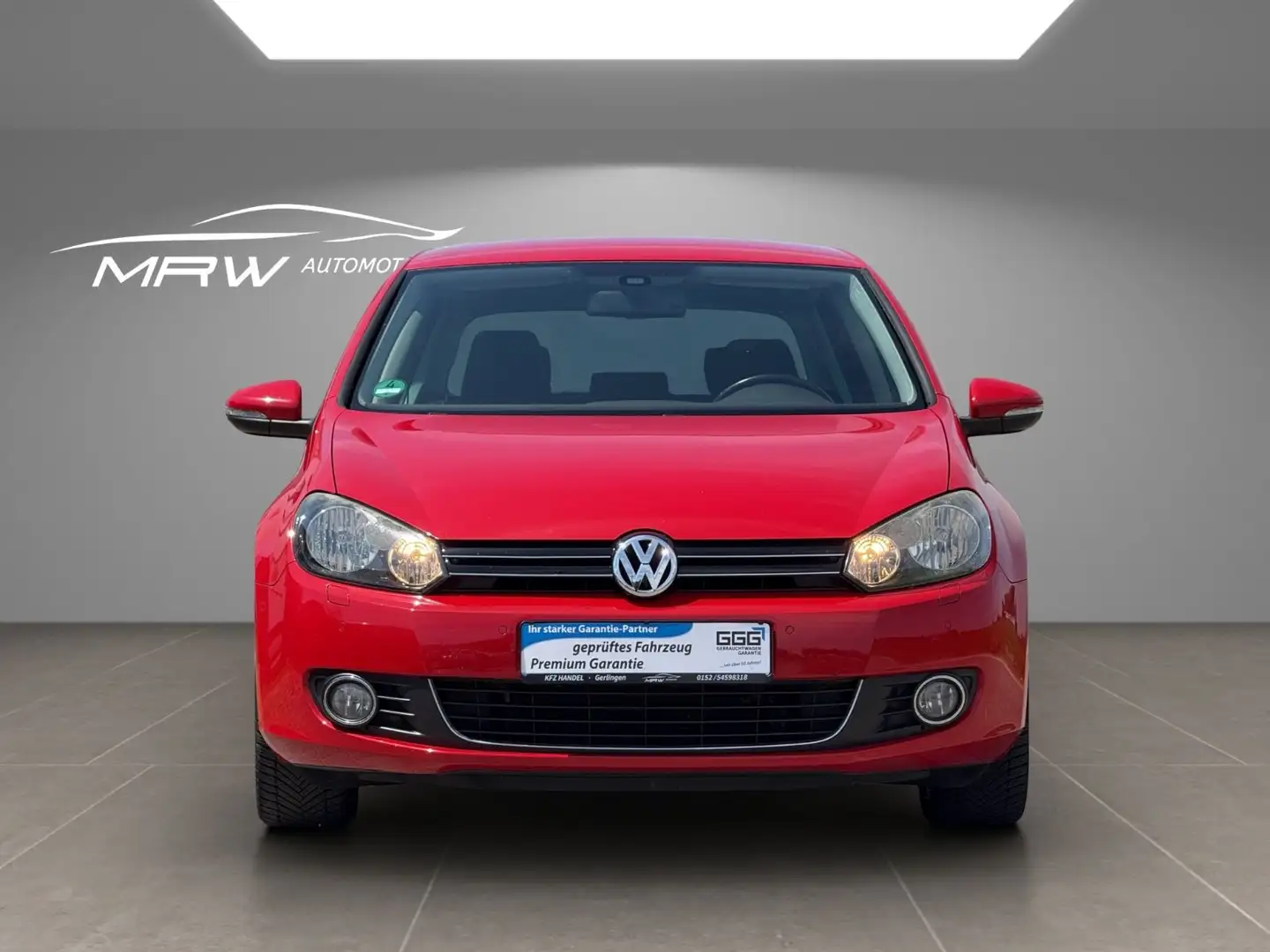 Volkswagen Golf VI Highline*NAVI*PDC*STANDHZ*ST.KETTE NEU Rood - 2