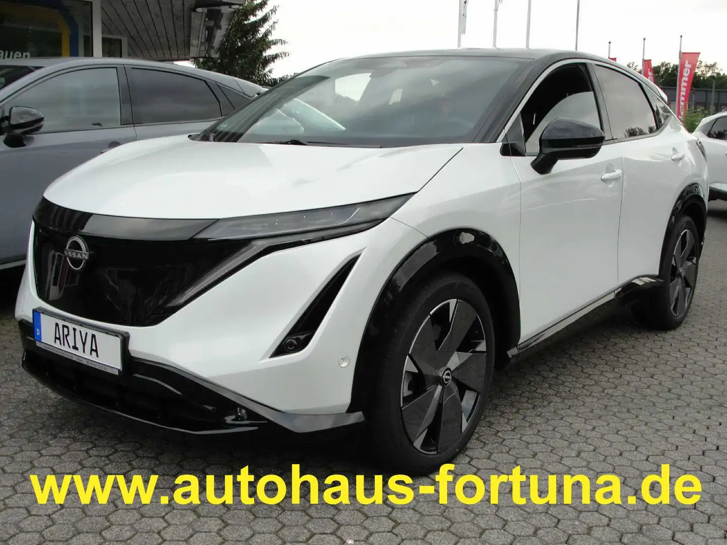Nissan Ariya Evolve Pack 87 kwh Glasdach 20-Zoll HUD Weiß - 1