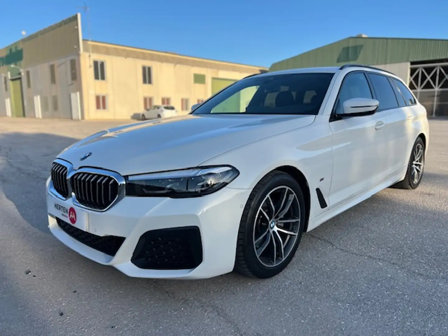 BMW 520 520dA Touring Weiß - 2