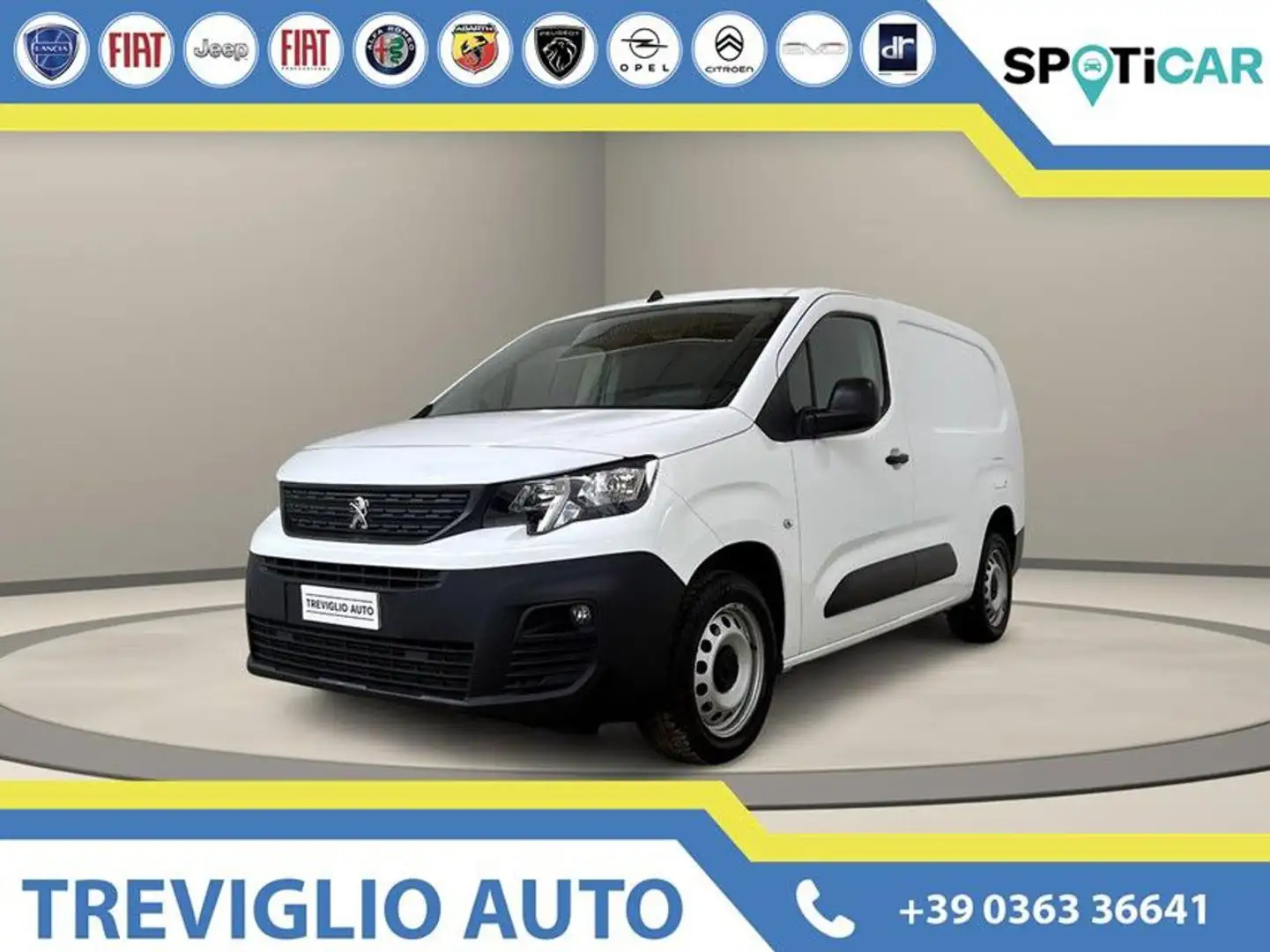 Peugeot Partner BlueHDi 100 PL Furgone Premium L2 Weiß - 1