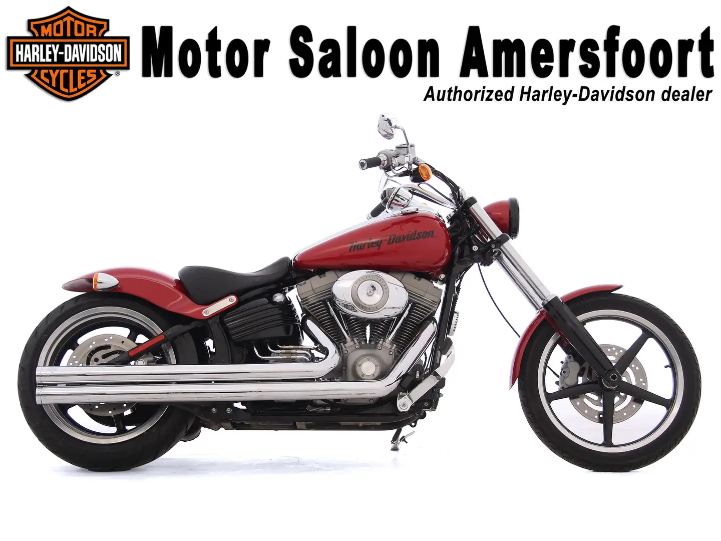 Harley-Davidson Softail FXCW ROCKER Rood - 1