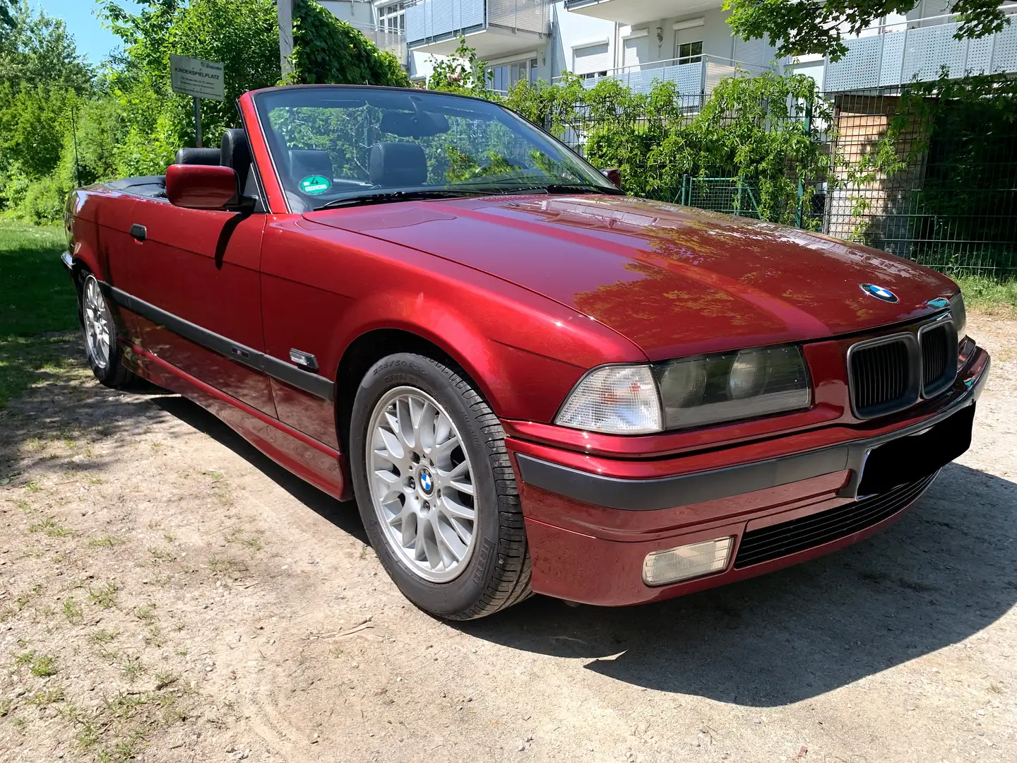 BMW 328 i Klima/Leder/SHZ/Scheckheft Roşu - 1