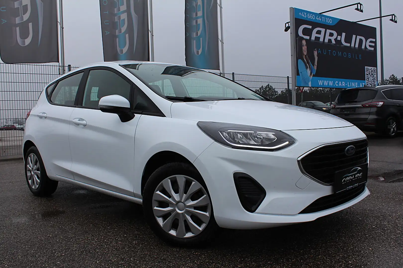 Ford Fiesta Cool & Connect 1,1 Start/Stop PDC,Spurhalteassi... Weiß - 1