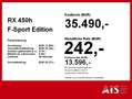 Lexus RX 450h F-Sport AHK*Schiebedach*HUD*4xSHZ*Navi Silber - thumbnail 5