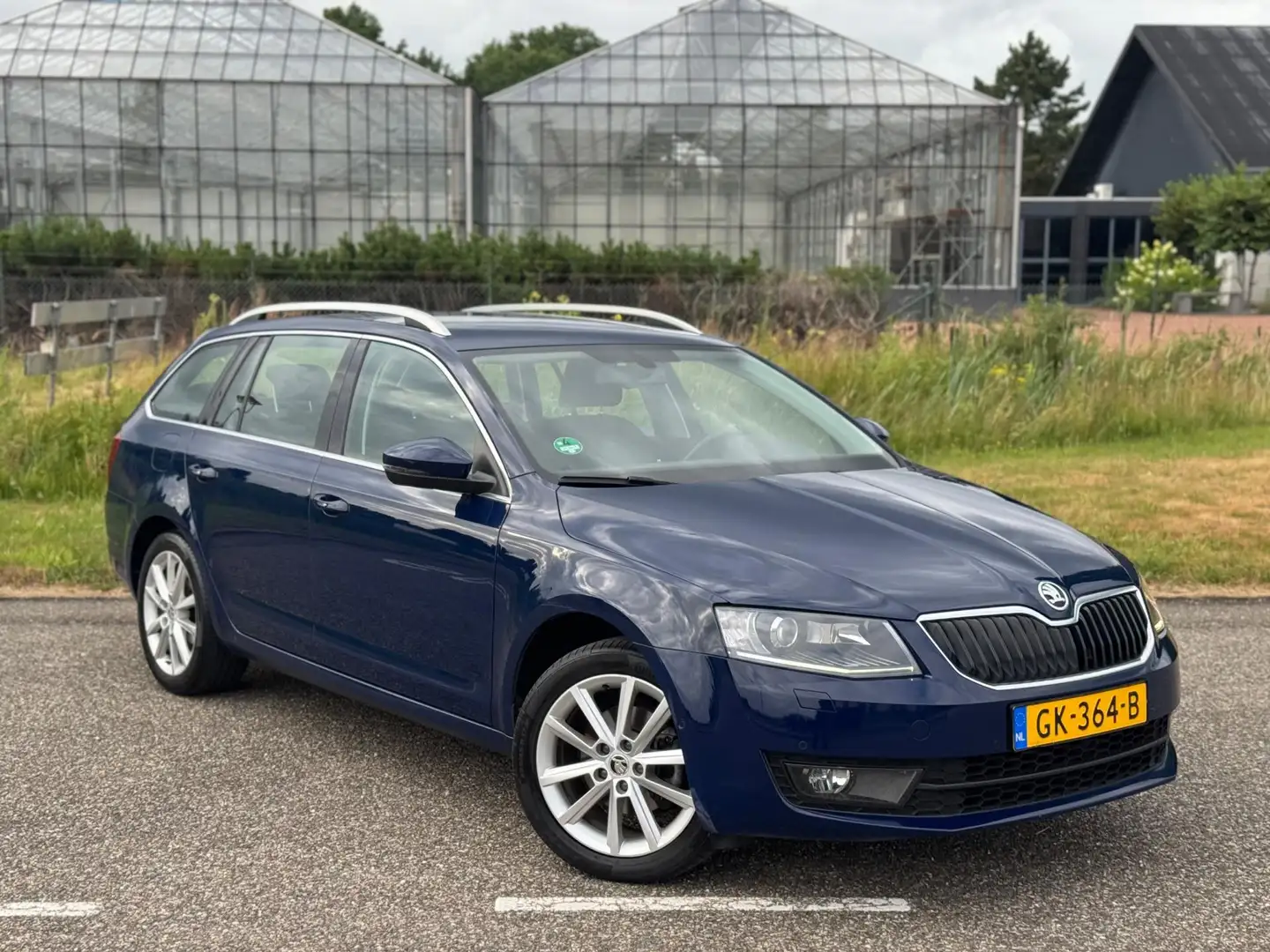 Skoda Octavia Combi 2.0 TDI Greentech Elegance Businessline Navi Blauw - 2