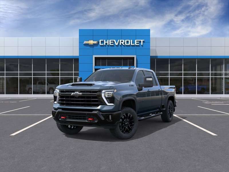 Blue 2026 Chevrolet Silverado 3500HD Pickup Truck Four-Wheel Drive Automatic