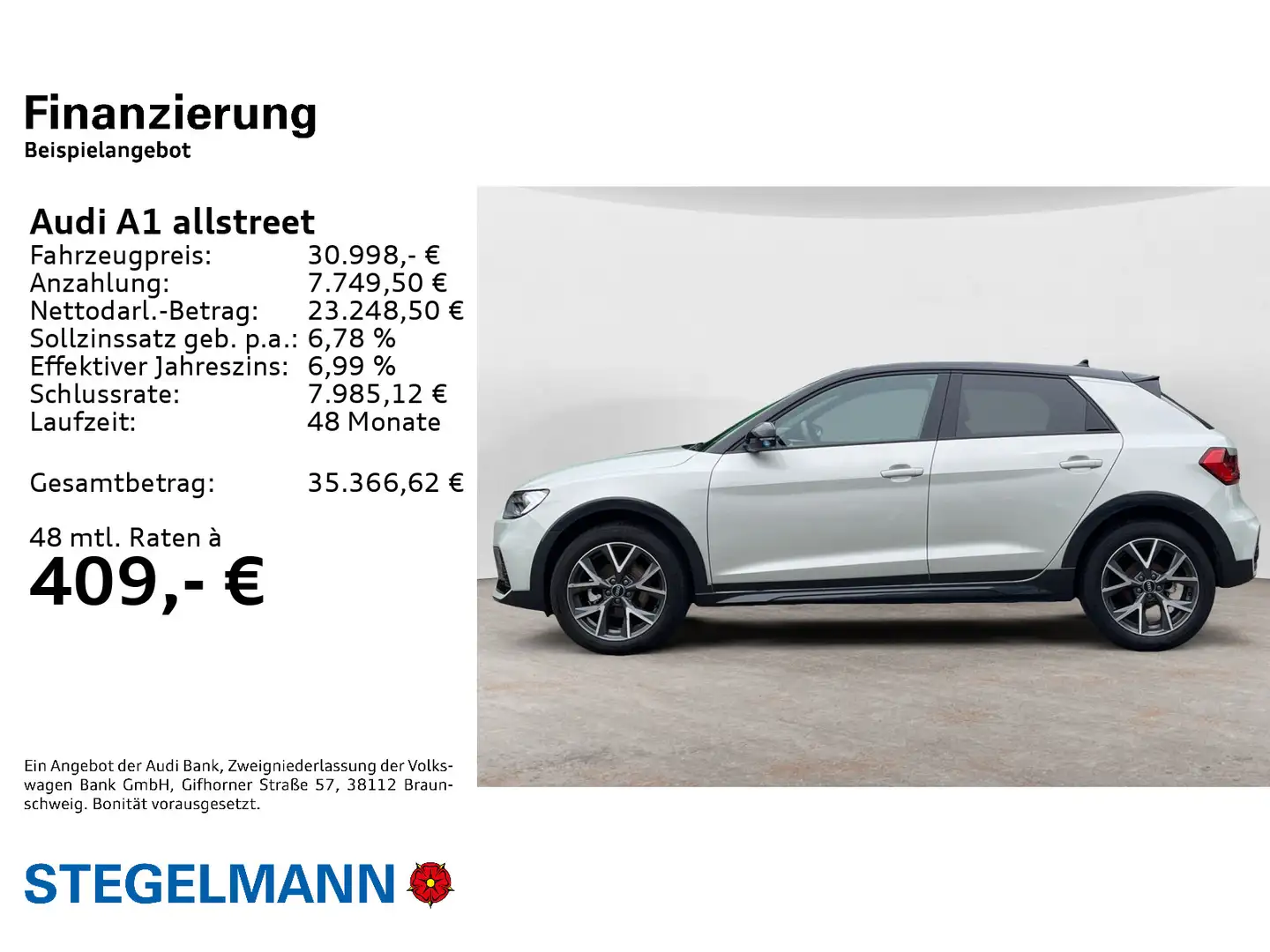 Audi A1 Audi A1 allstreet 35 TFSI S tronic Silber - 2