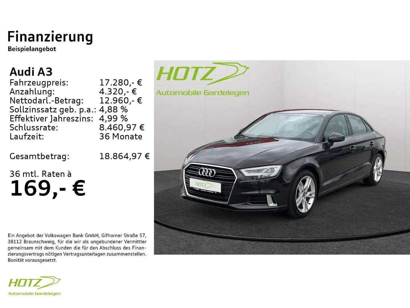 Audi A3 1.0 TFSI S-tronic Tempo/LED/Einparkhi Marrone - 2