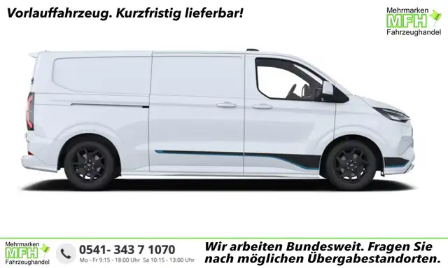 Ford E-Transit Custom Sport 64kWh 340L2 AHK SHZ 2-S 160 kW (21...