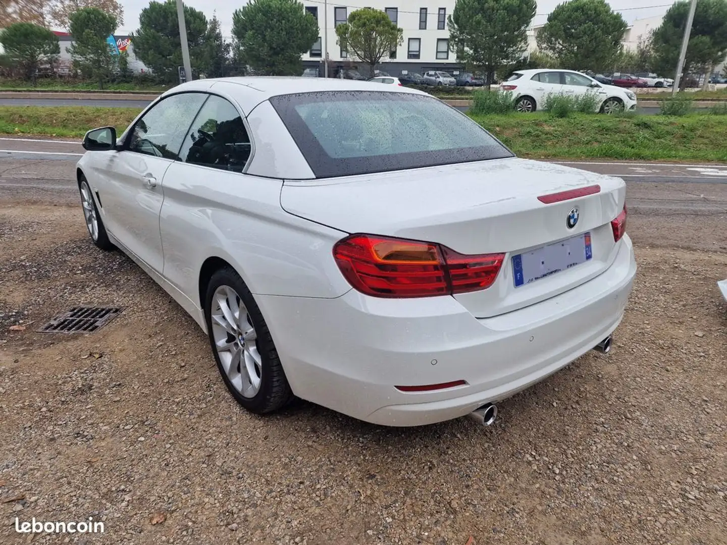 BMW 435 Serie Cabriolet I (F33) 435iA 306ch Luxury Blanc - 2