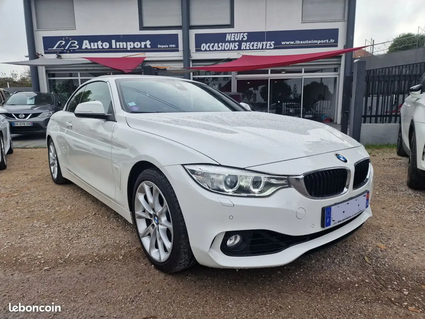 BMW 435 Serie Cabriolet I (F33) 435iA 306ch Luxury Blanc - 1