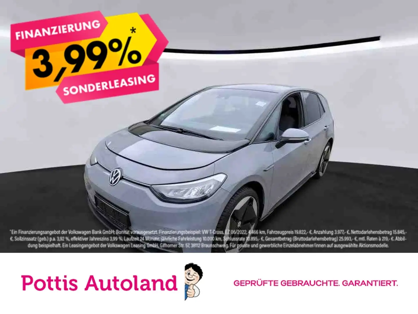 Volkswagen ID.3 PURE PERFORMANCE NAVI LED PDC Grau - 1