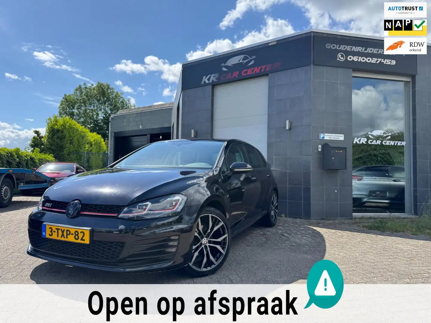 Volkswagen Golf 1.2 TSI GTI Look XENON-LED-NAVI-CLIMA-LEDER Noir - 1