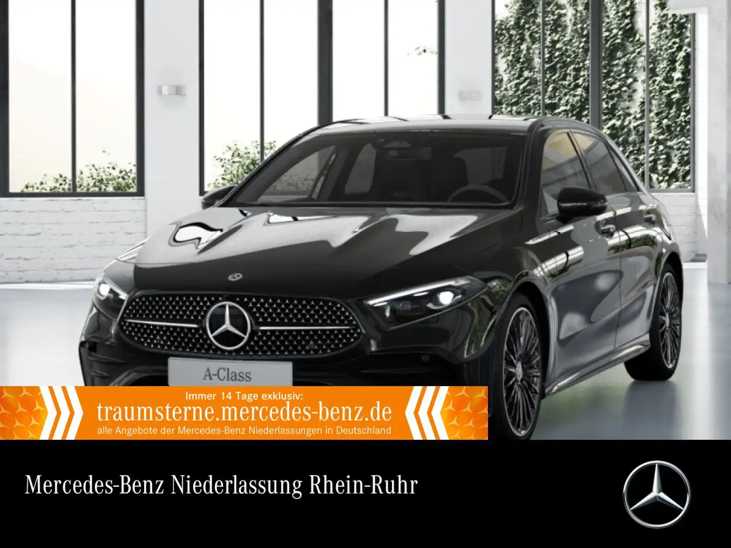 Mercedes-Benz A 180 AMG+NIGHT+MULTIBEAM+KAMERA+TOTW+KEYLESS+7G Schwarz - 1