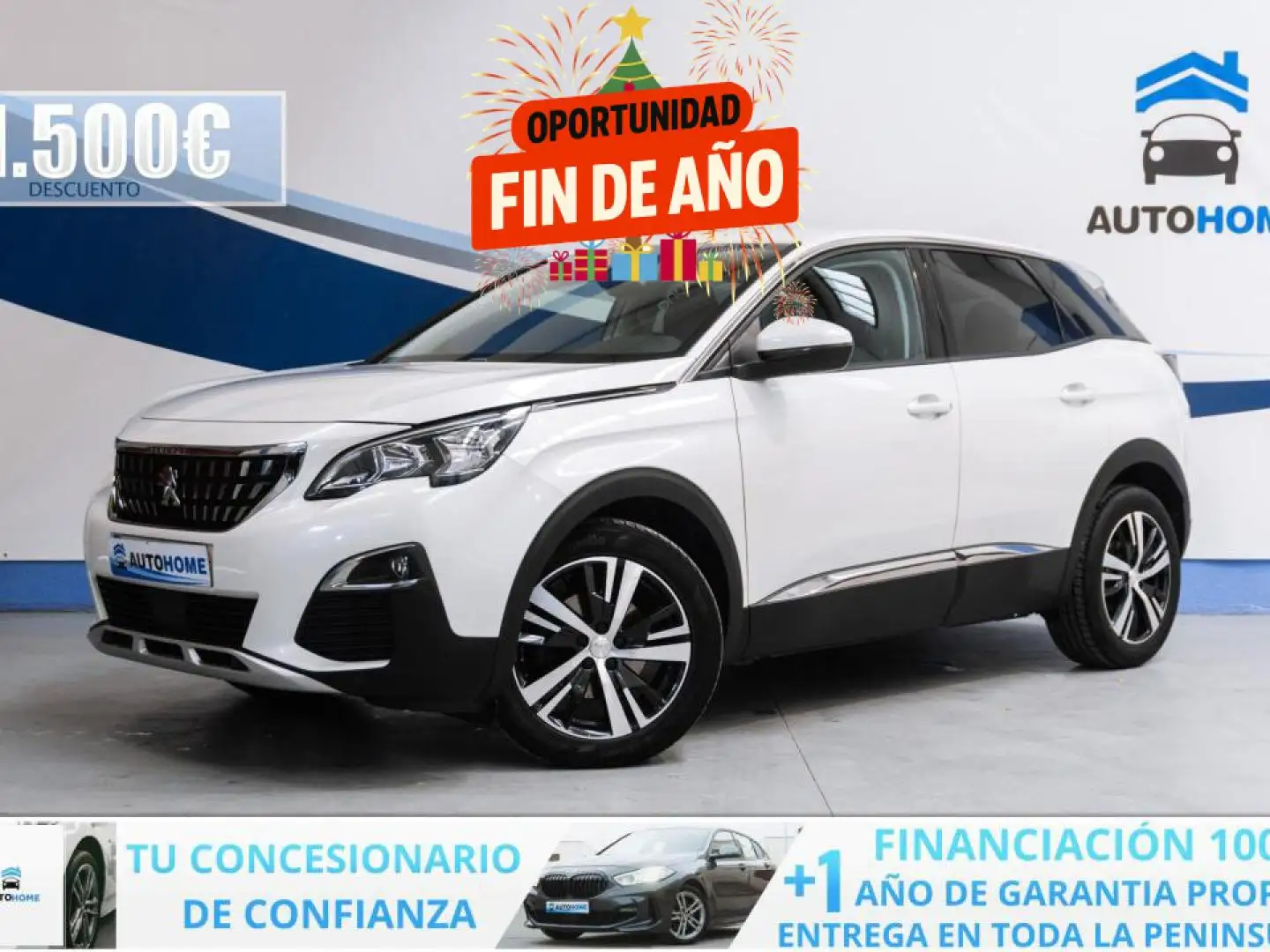 Peugeot 3008 1.2 PureTech S&S Allure 130 Blanc - 1