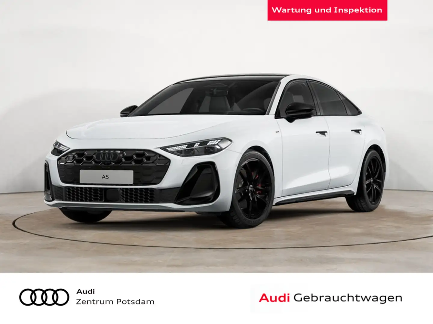 Audi A5 Limousine TFSI S line MATRIX NAVI AHK B&O Weiß - 1