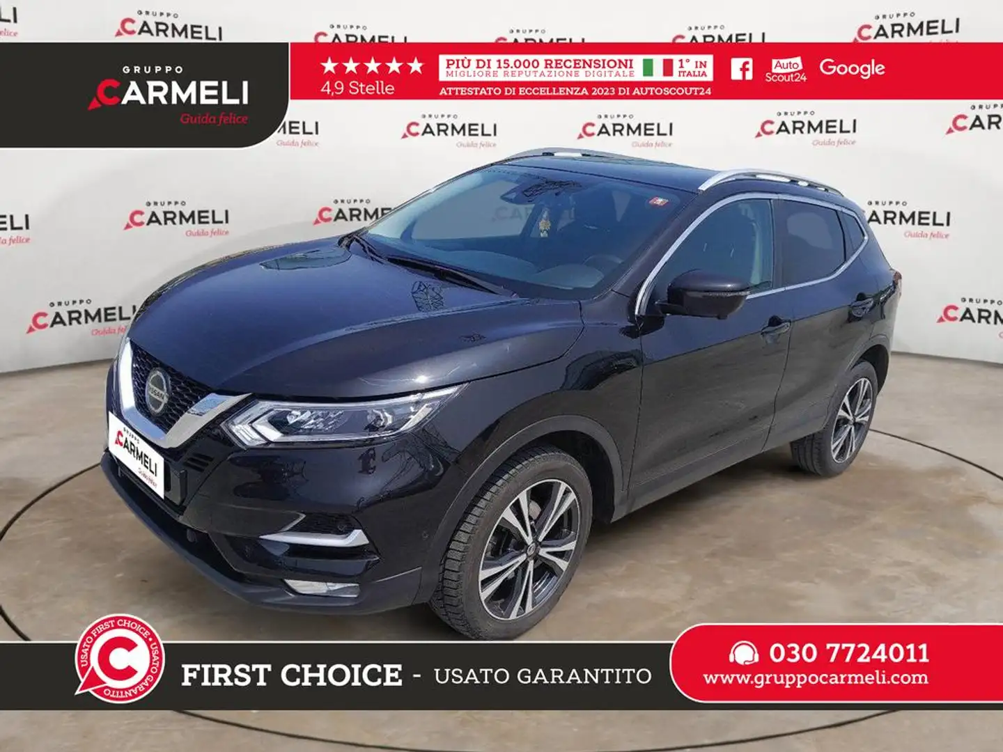 Nissan Qashqai 1.5 dci N-Connecta 115cv Nero - 1
