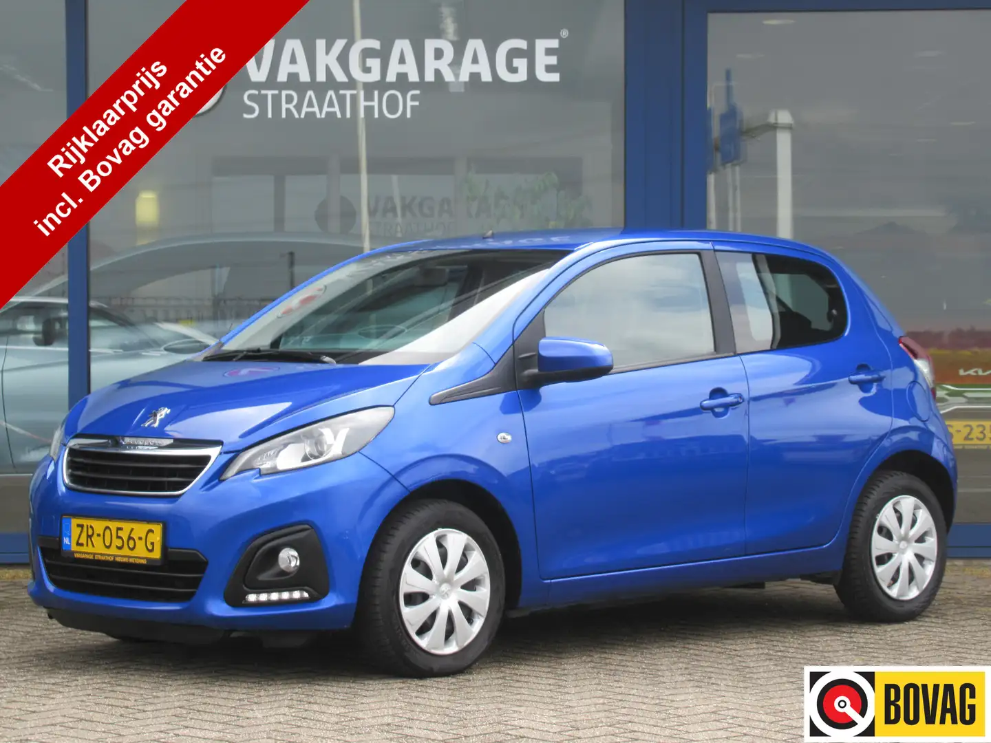 Peugeot 108 1.0 e-VTi Active, 5-Deurs / Airco / Radio + Blueto Blauw - 1