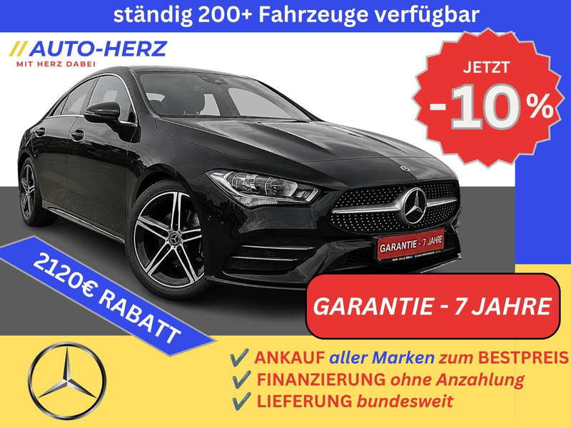Mercedes-Benz CLA 180 Coupe 2xAMG-Line+Alcantara+LED+Navi