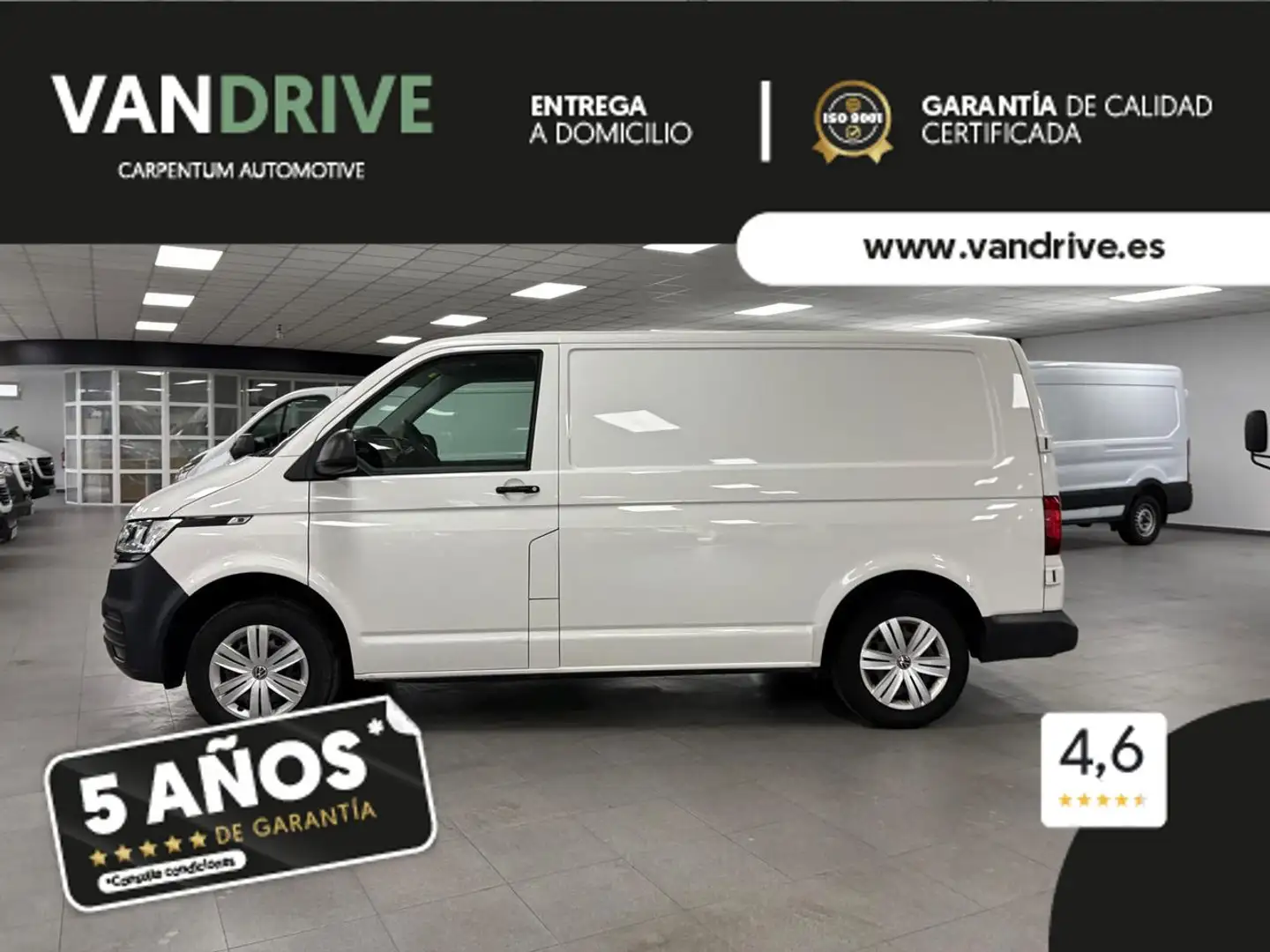 Volkswagen Transporter CORTO TN 2.0 TDI 81KW (110CV) Wit - 2