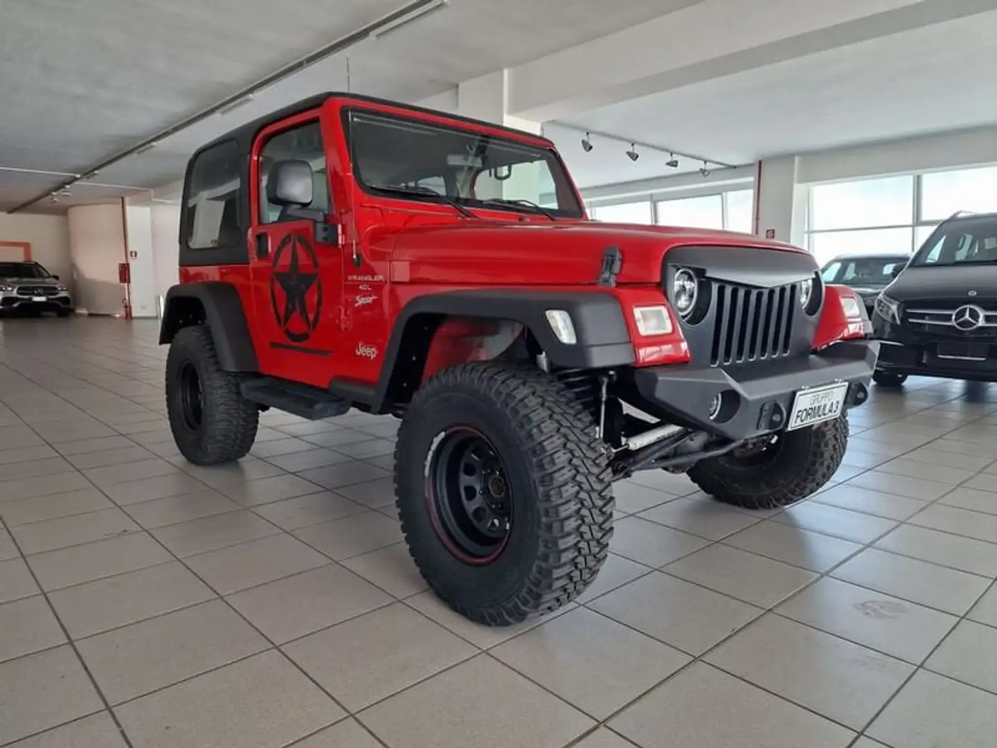 Jeep Wrangler 4.0 cat Sport Rojo - 2