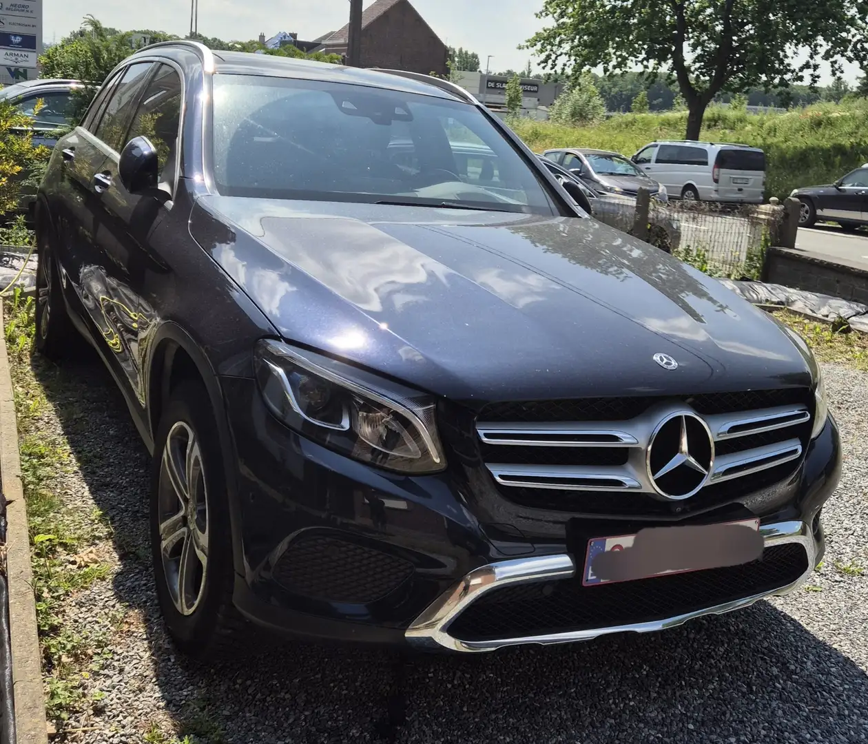 Mercedes-Benz GLC 350 e 4-Matic PHEV HUD/PANO/360°/BUR/keylessGo Bleu - 1