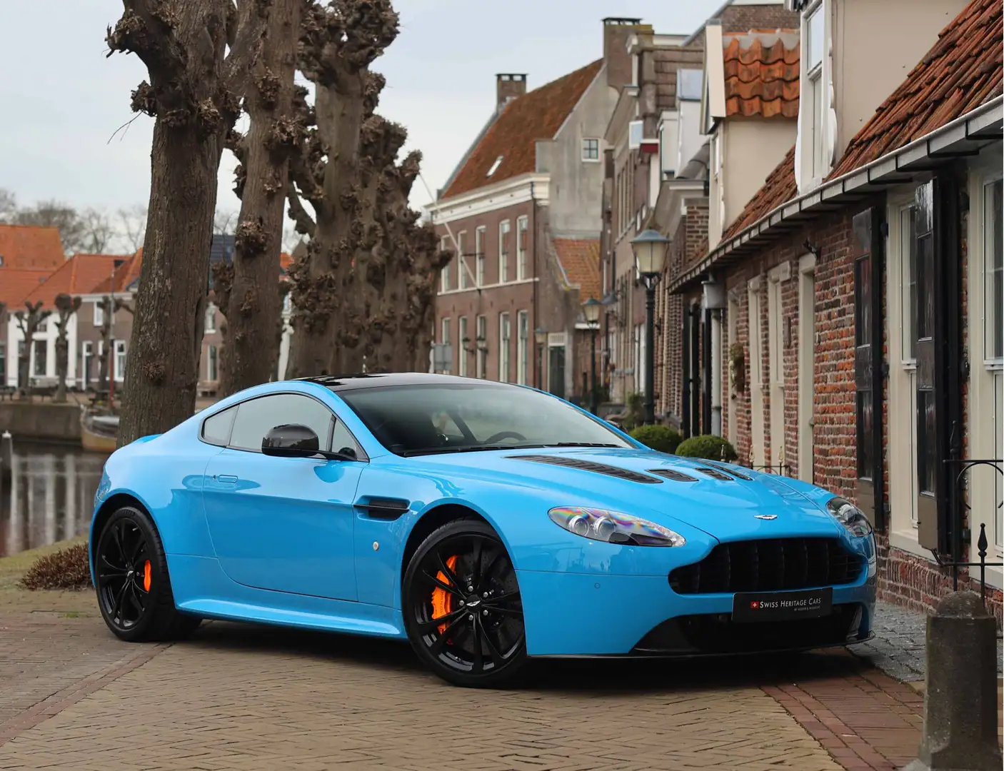 Aston Martin Vantage 6.0 V12 Vantage *Elwood Blue*Handbak*B&O*Carbon* Blau - 1