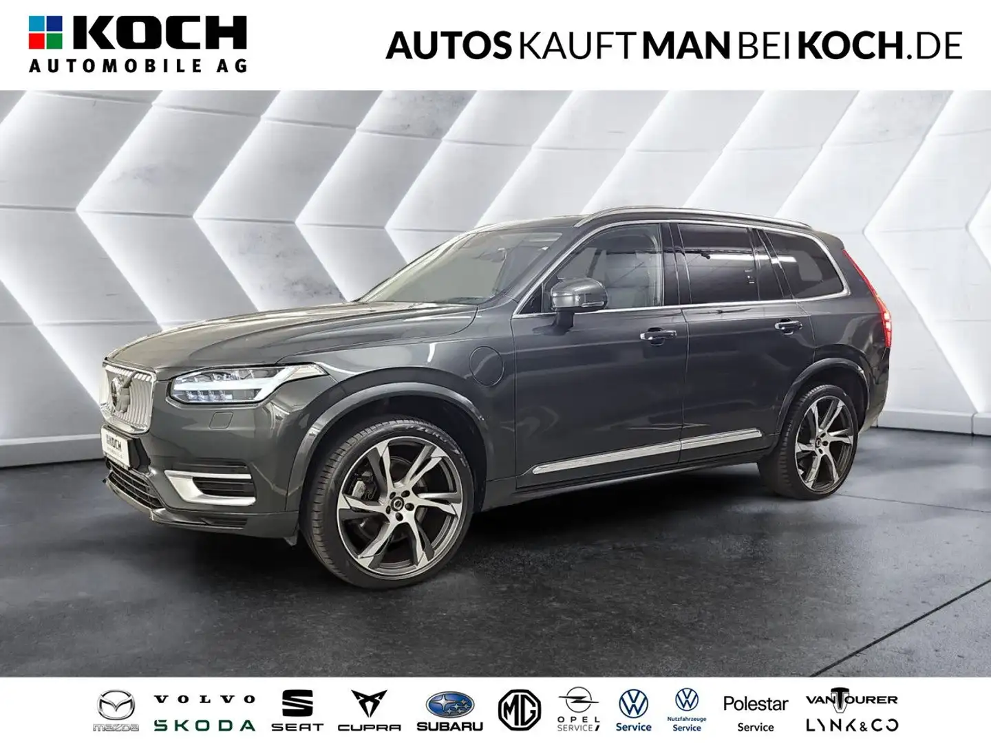 Volvo XC90 T8 Recharge AWD Inscr.Edit.PANO AHK HUD 360 Gris - 1
