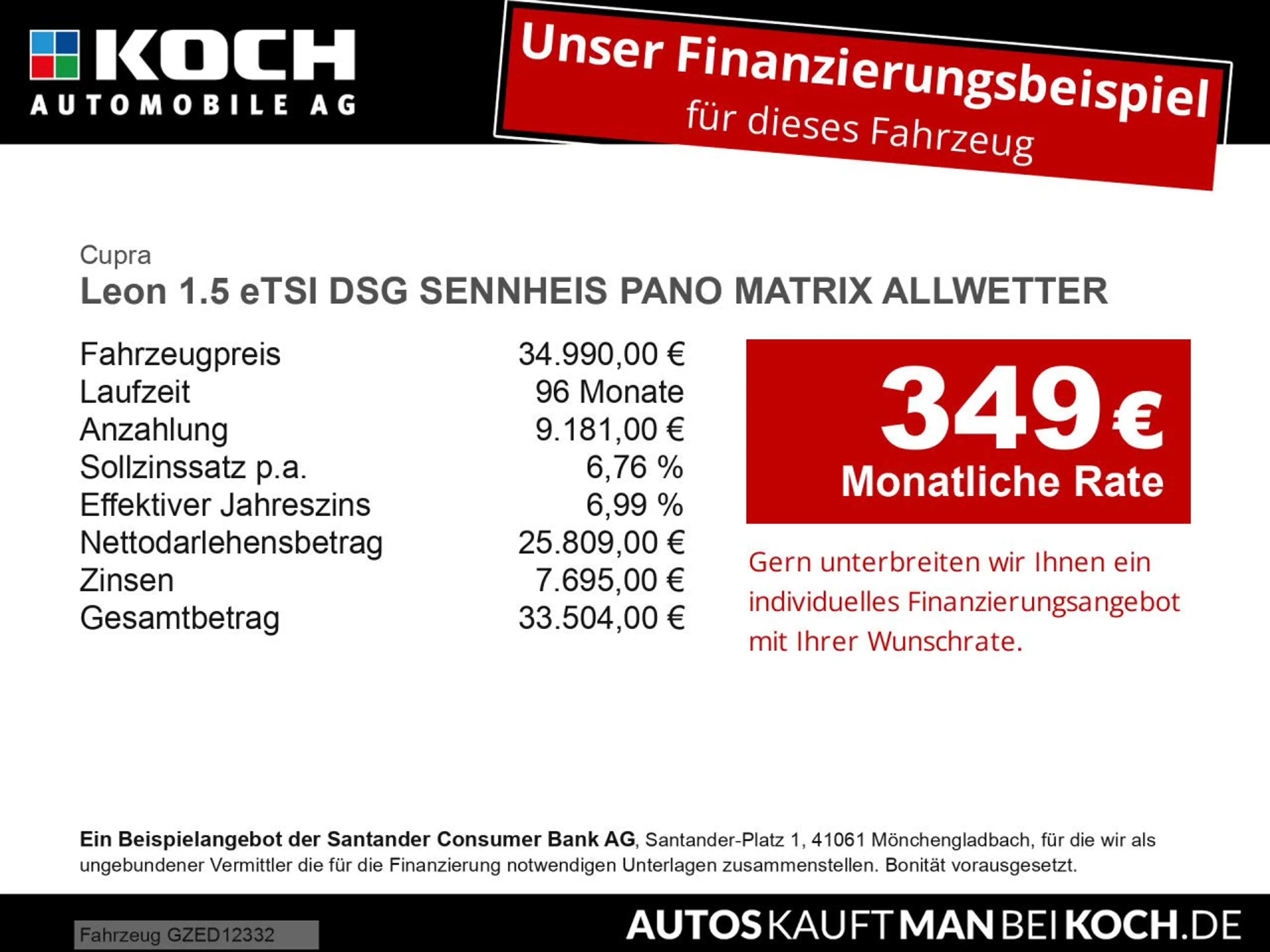 CUPRA Leon 1.5 eTSI DSG SENNHEIS PANO MATRIX ALLWETTER — photo 2