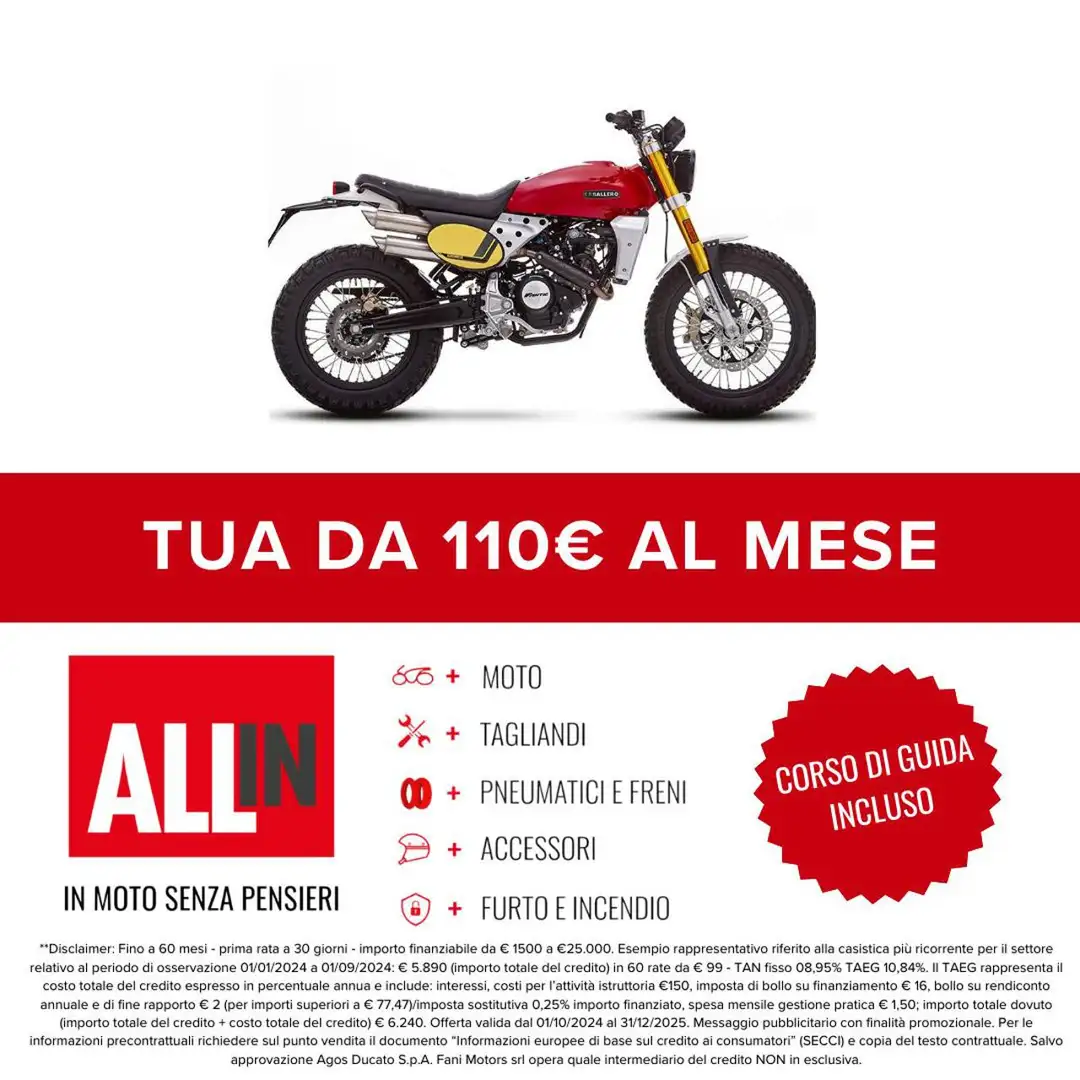 Fantic Caballero 125 2024 KM0 Roşu - 2