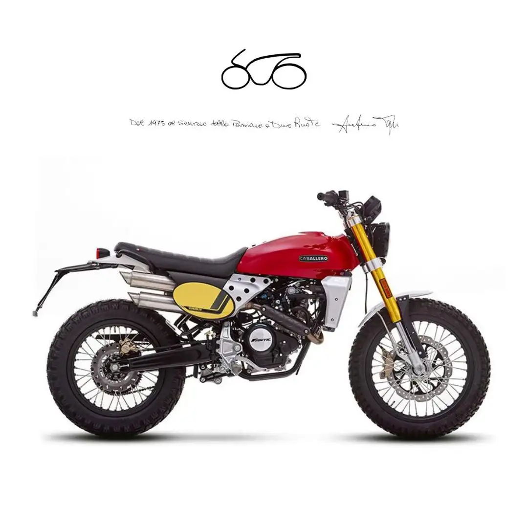 Fantic Caballero 125 2024 KM0 Roşu - 1