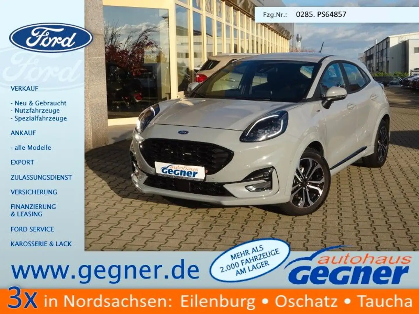 Ford Puma 125PS Autm. ST-Line Navi ParkAssist Gris - 1