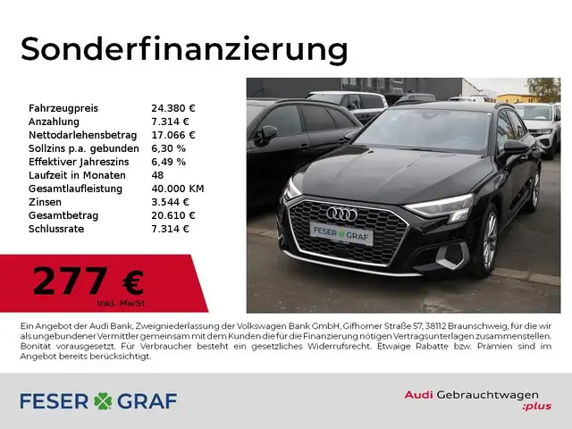 Audi A3 Autom. Adv Navi,el.Heckkl.,NP47850