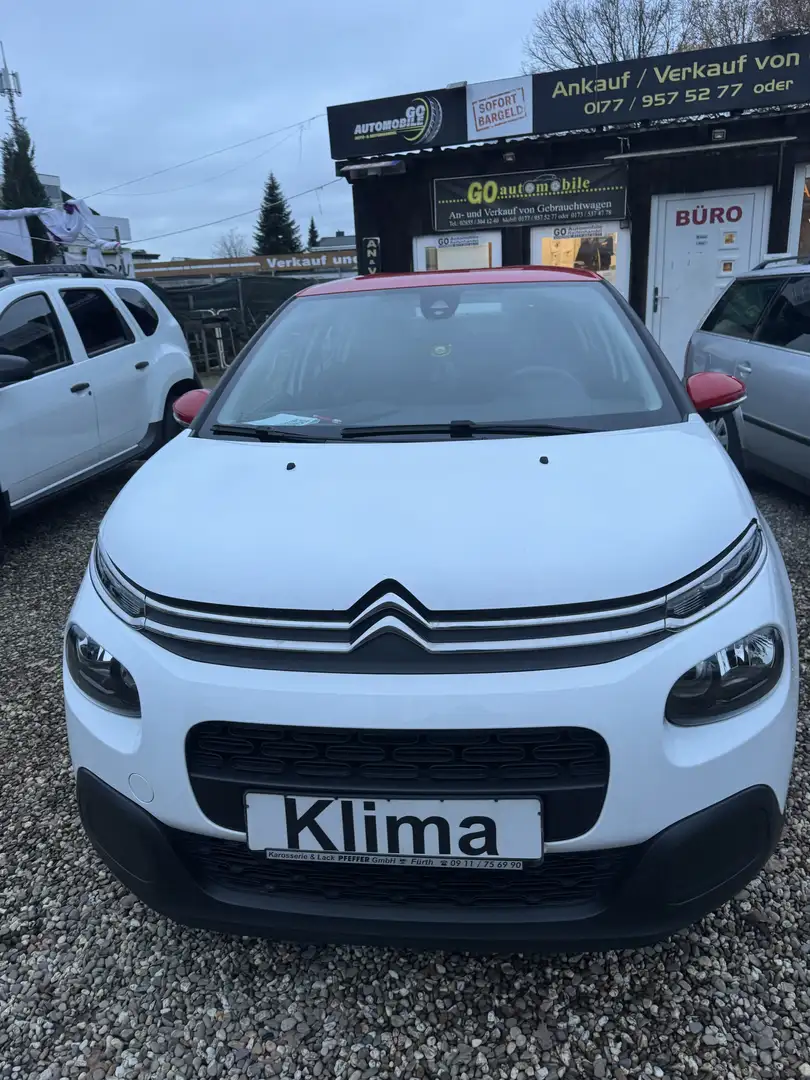 Citroen C3 C3 Pure Tech 68 FEEL- Scheckheft gepflegt - Weiß - 1