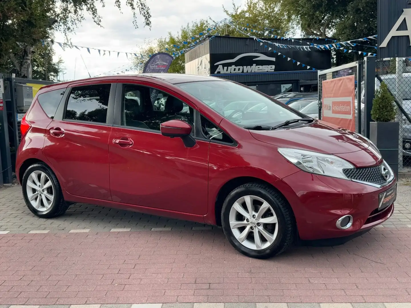 Nissan Note Tekna 360°Kamera*Totwinkel*Nav*Standheizung Rot - 1