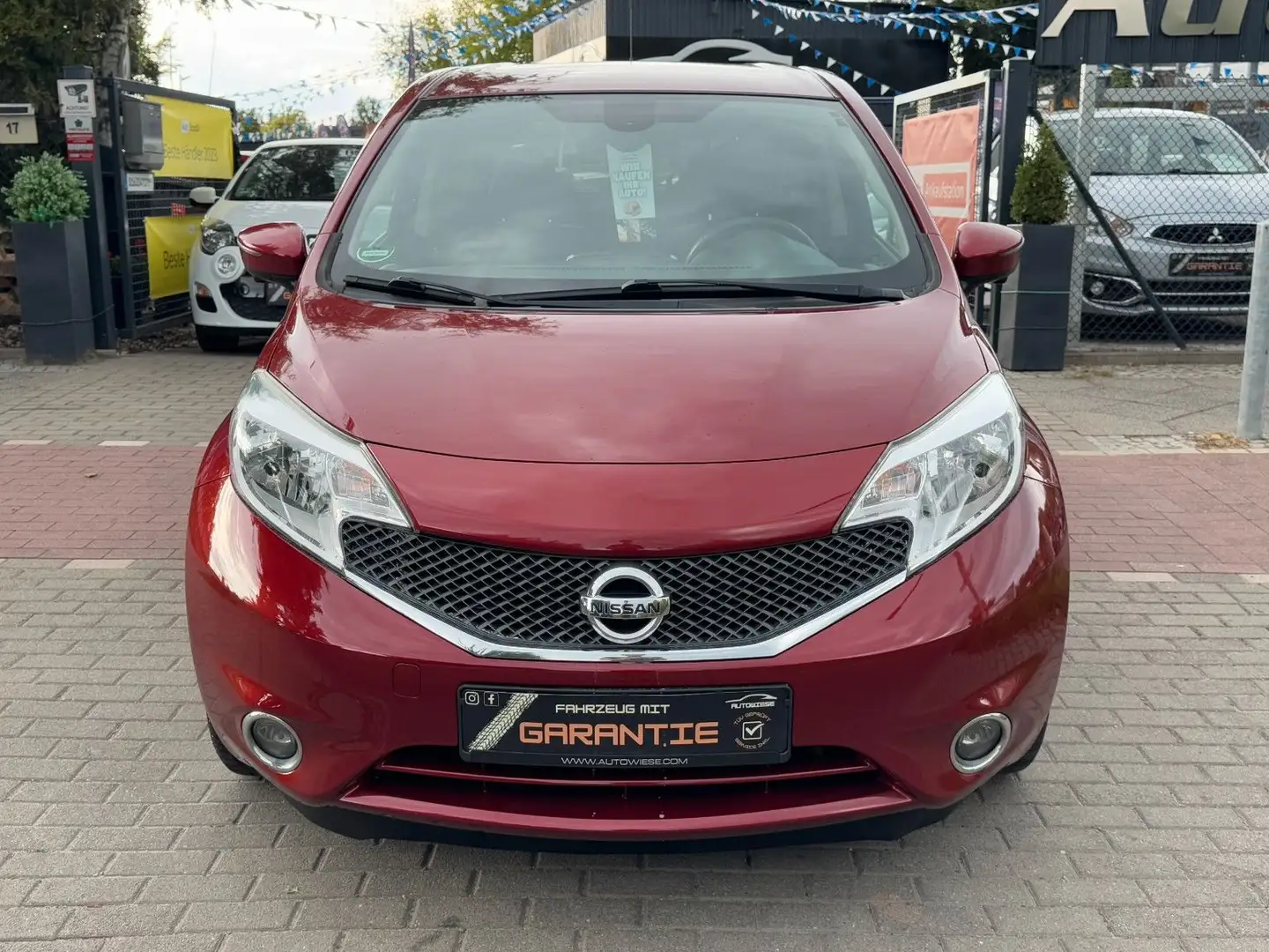 Nissan Note Tekna 360°Kamera*Totwinkel*Nav*Standheizung Rot - 2