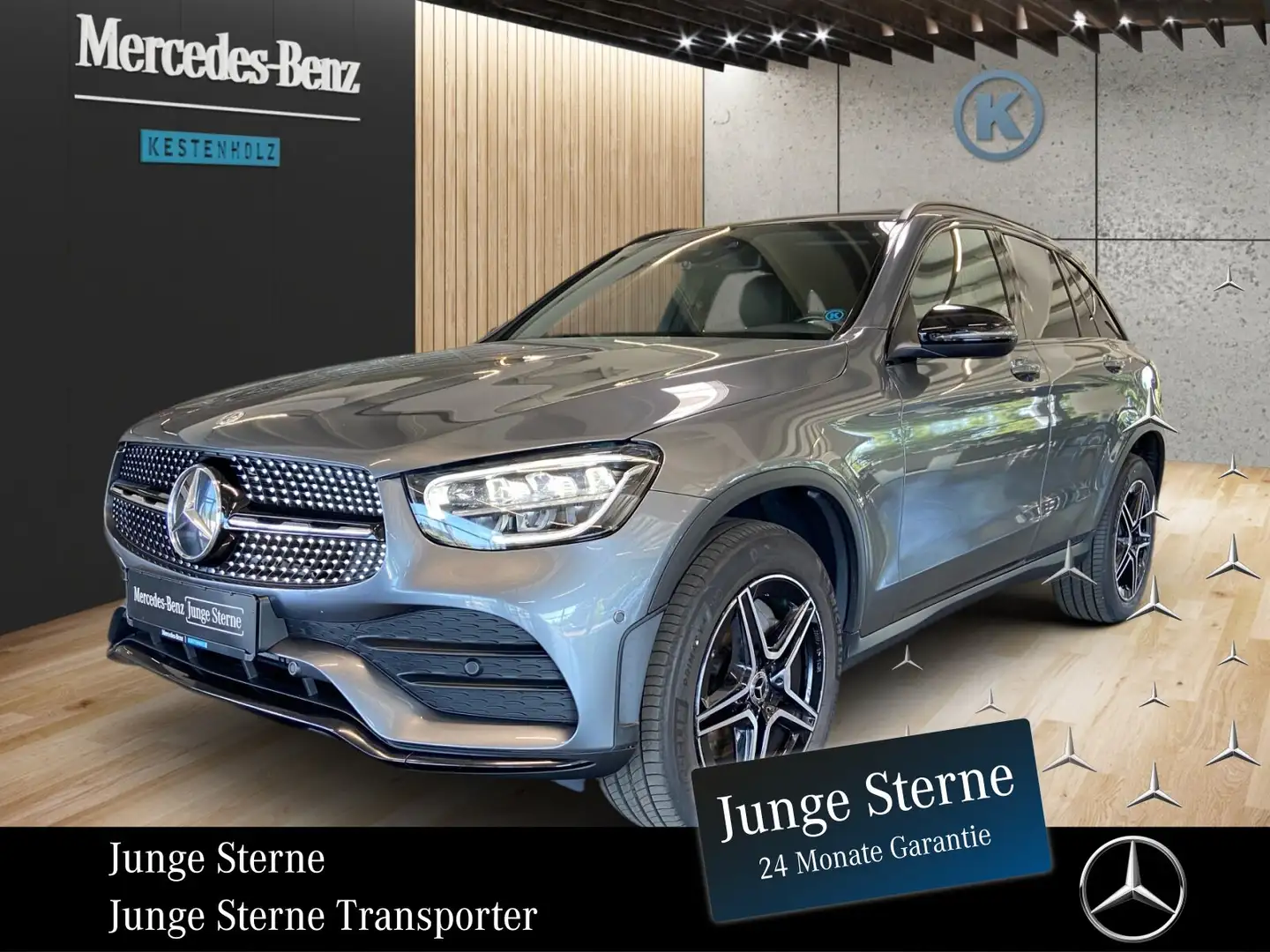 Mercedes-Benz GLC 300 GLC 300 de 4M *AMG*PANO*AHK*MBUX*HUD*STHZ*NAVI** Grau - 1