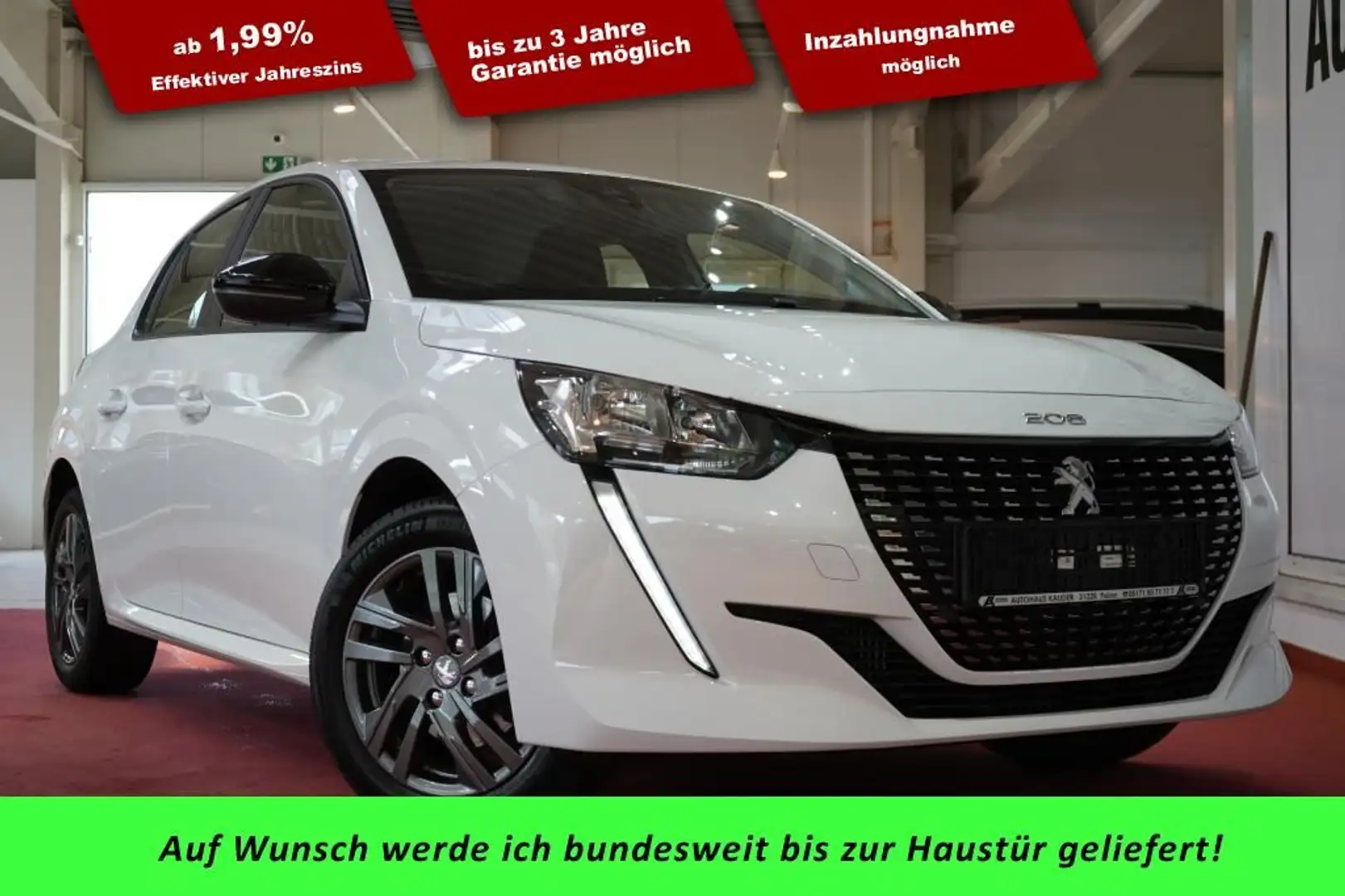 Peugeot 208 100 EAT8 Active Pack*LED* Weiß - 1
