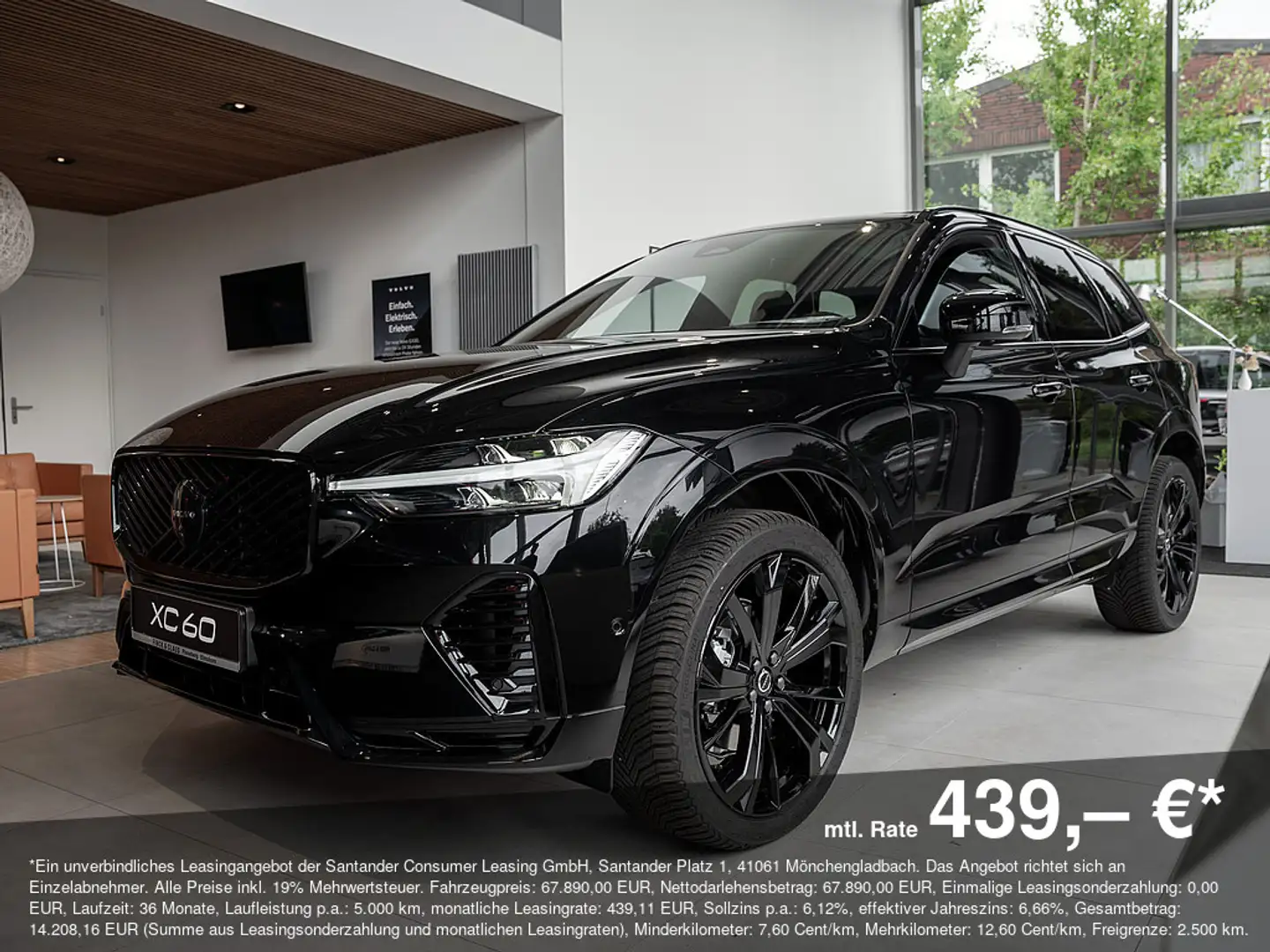 Volvo XC60 T8 Plus Black Edition H/K FACELIFT 360° Noir - 1