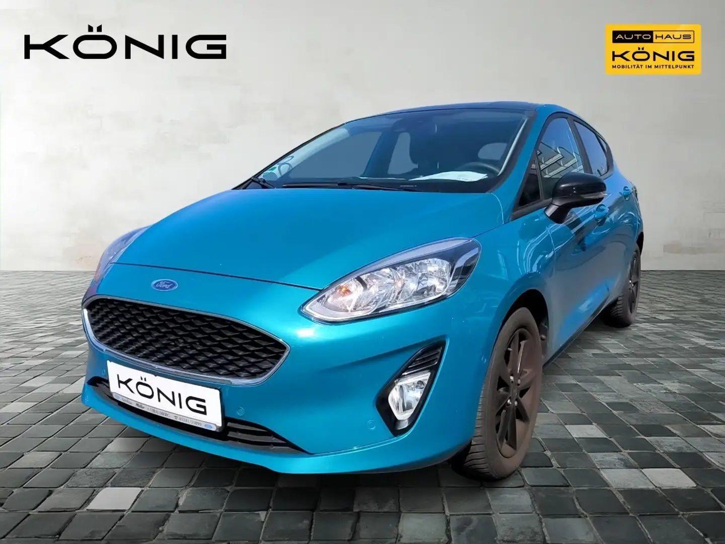 Ford Fiesta 1.1 Coll & Connect CarPlay Klima PDC Allw Bleu - 1