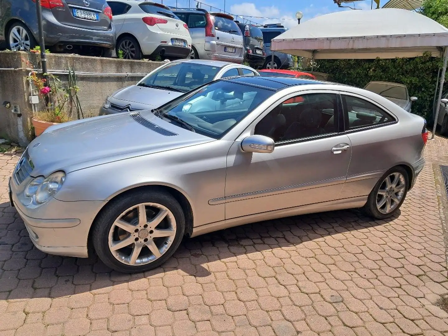 Mercedes-Benz C 230 Coupe kompressor Argent - 1