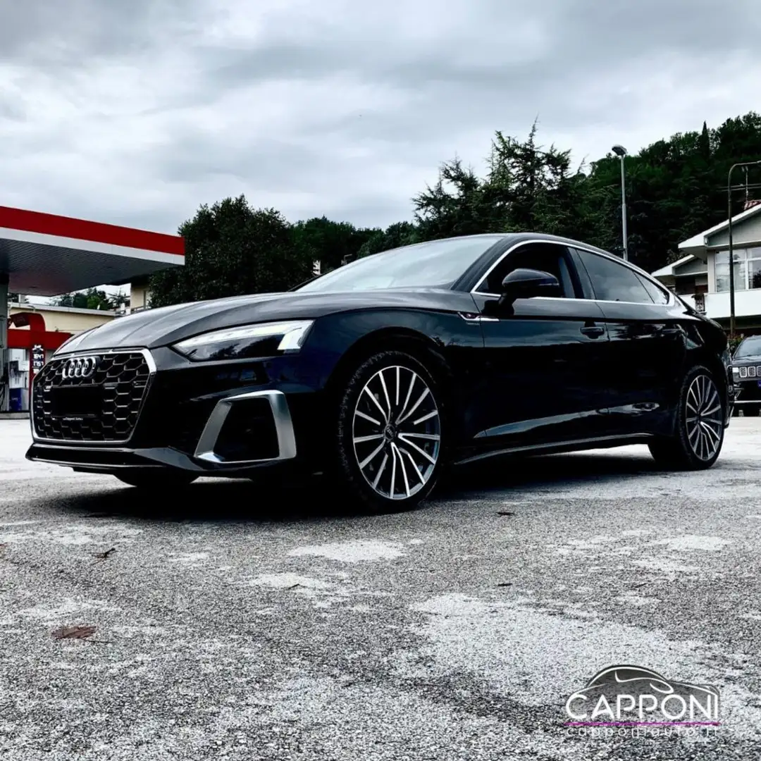 Audi A5 Sportback 40 g-tron S tronic S line Noir - 1