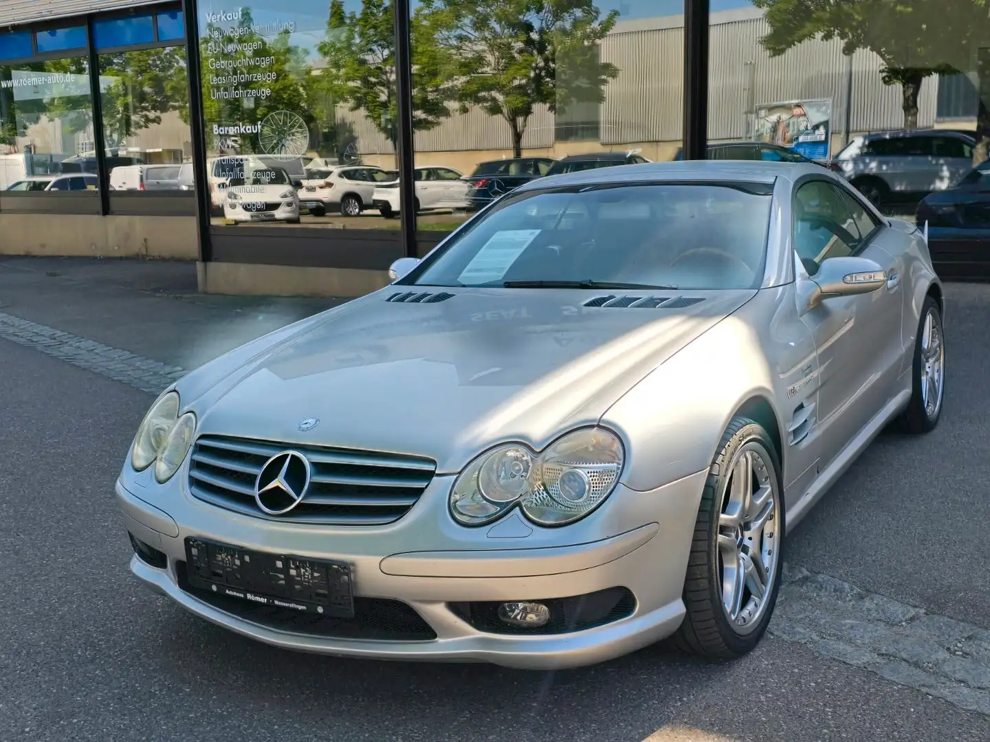 Mercedes-Benz SL 500 Roadster SL 500 AMG Optik NAVI LEDER MEMORY-PAKE Silber - 2
