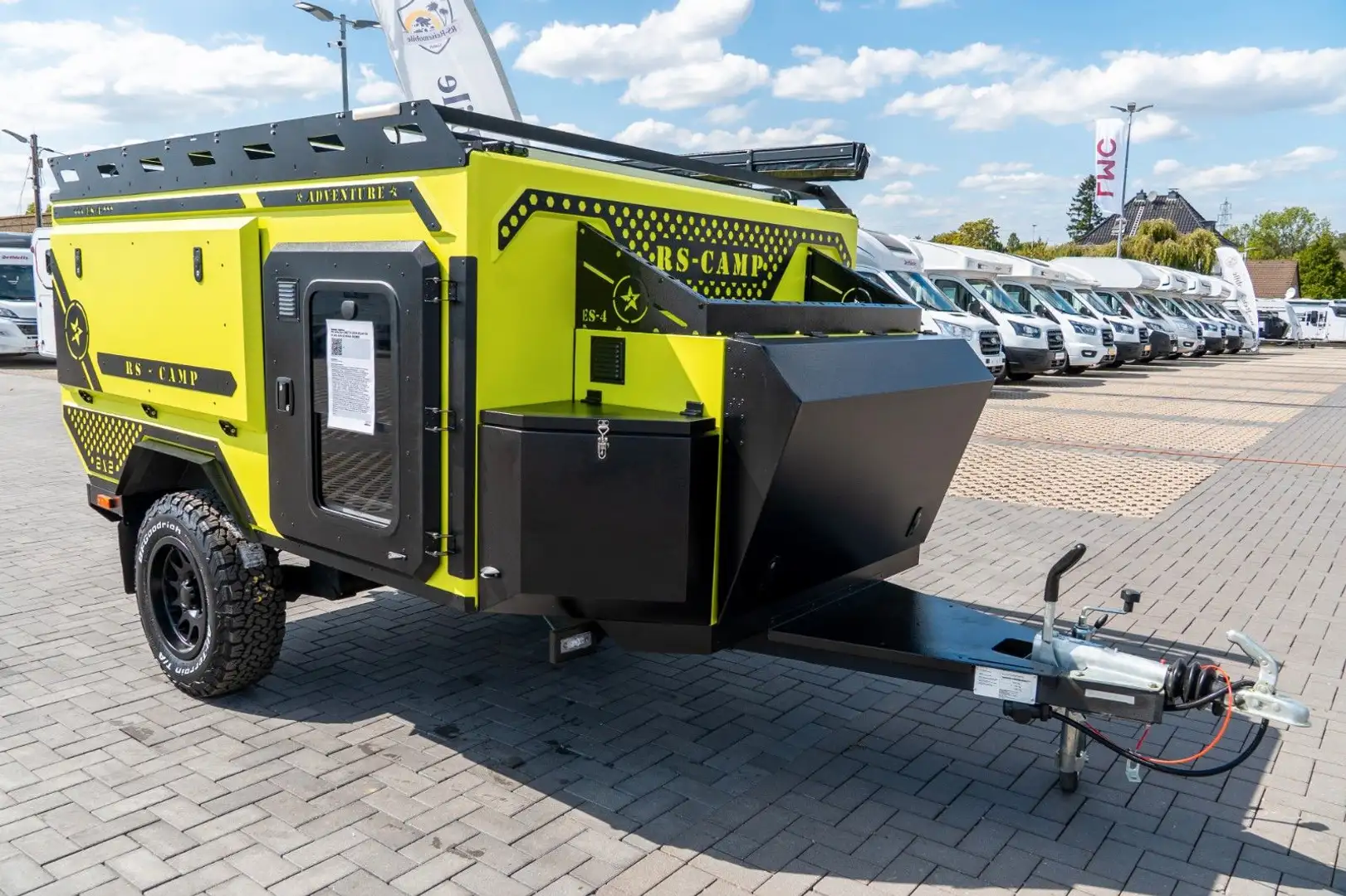 Sonstige Marken ES-4 LIMEGRÜN+SOLAR 200 W+AHK+MARKISE+BREMSE Grün - 2