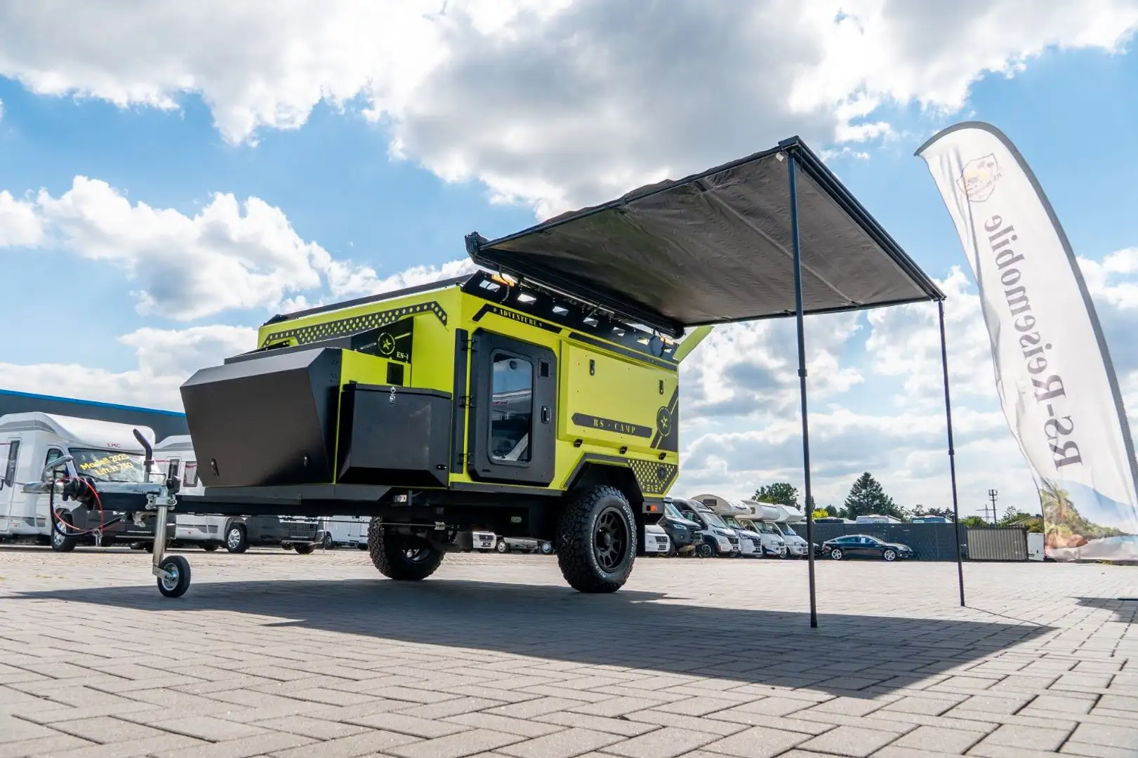 Sonstige Marken ES-4 LIMEGRÜN+SOLAR 200 W+AHK+MARKISE+BREMSE Grün - 1