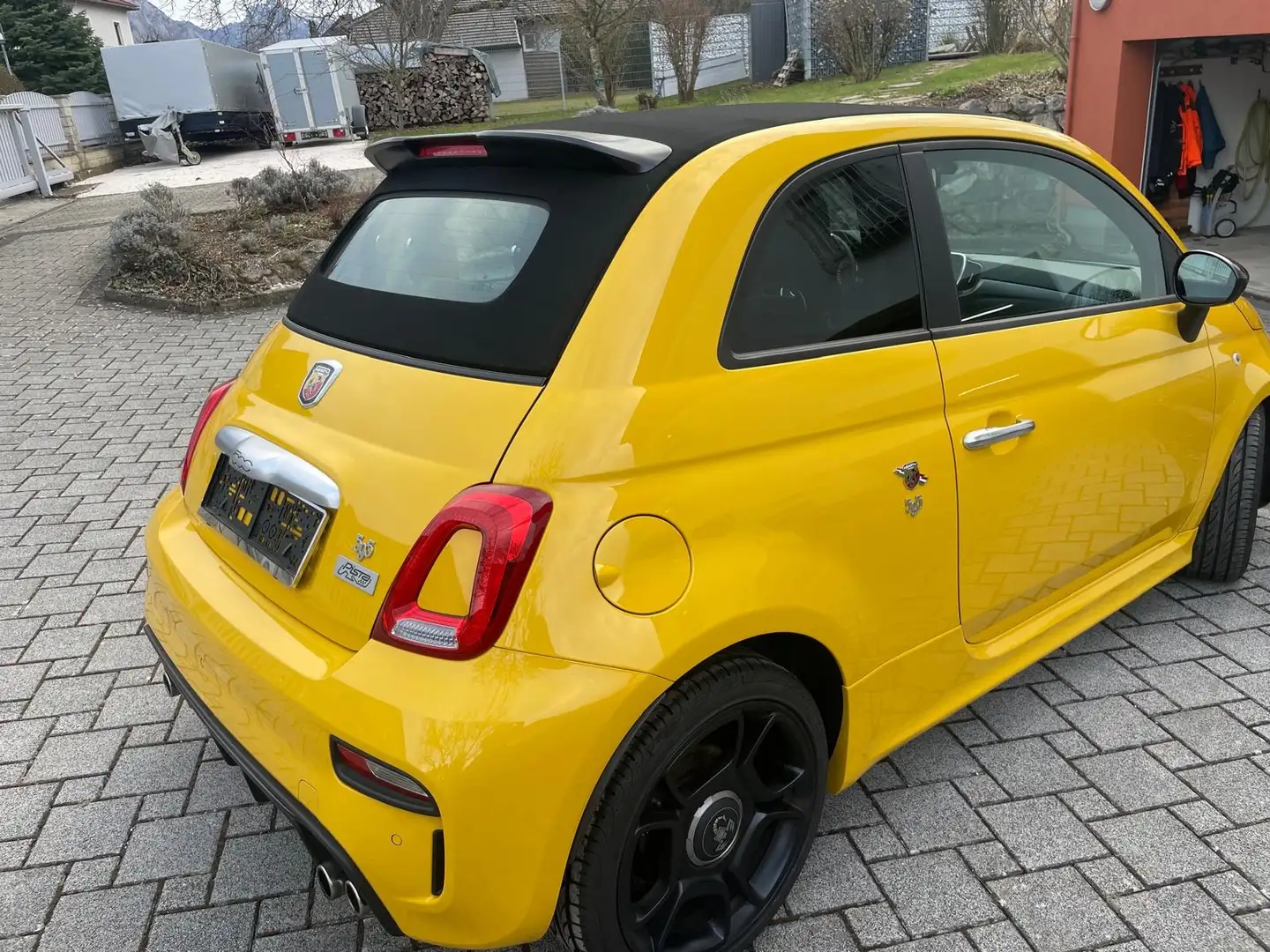 Fiat 500C Abarth 500C Abarth Cabrio neue Wartung mit Zahnriemen! Sarı - 2