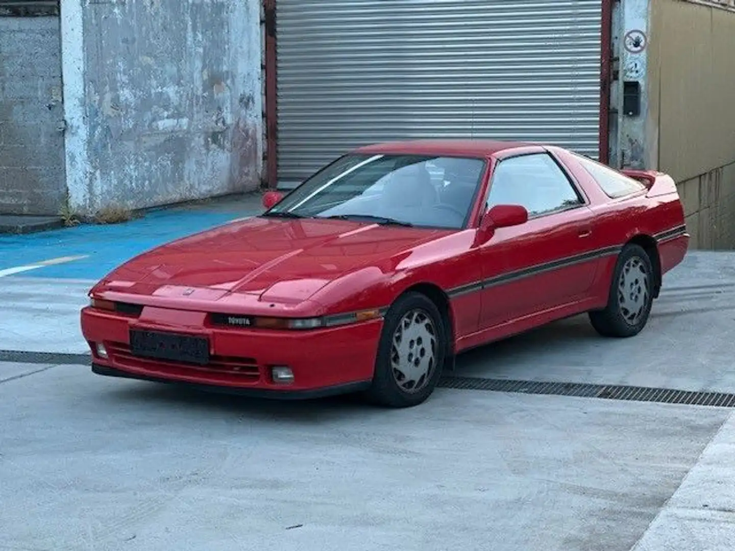 Toyota Supra Leder Targa Rot - 1