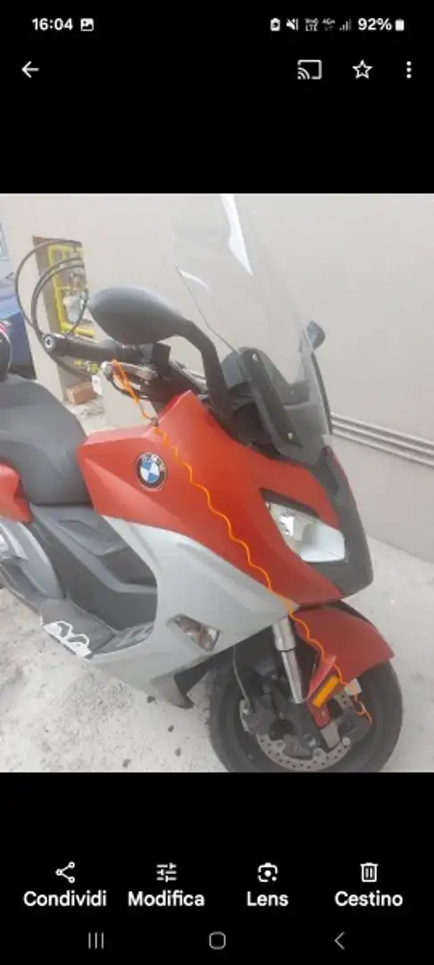 BMW C 650 Naranja - 1