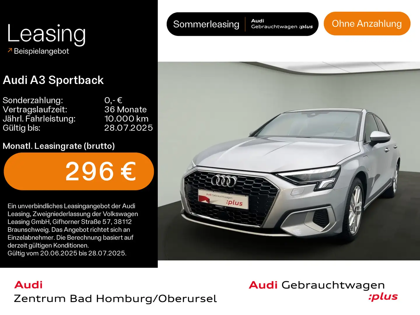 Audi A3 40 TFSI e Advanced*Navi*LED*PDC*Pan Silber - 1